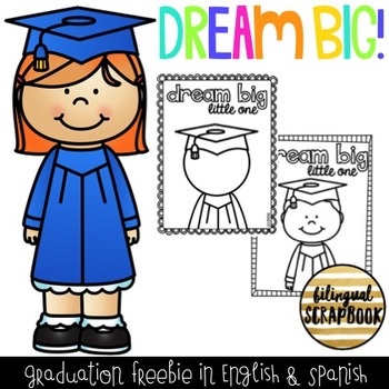 Preview of Graduation FREEBIE in English and Spanish
