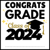 Graduation Gift Tag Class 2024 Printable