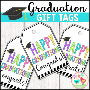 Graduation Gift Tags By Pre K Tweets Teachers Pay Teachers