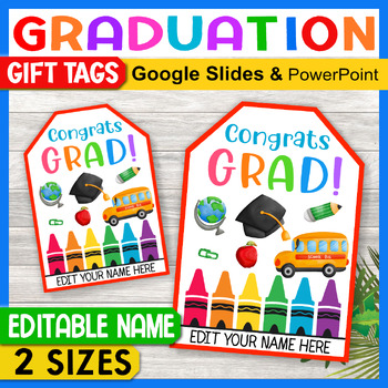 Congrats Grad Gift Tags, Graduation Gift, Bag Tags, Graduation Party Tag,  PDF, Instant Download, Printable File — Delightful Order