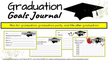 Preview of "Graduation Goals" Organizing Journal