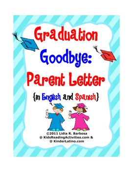 Preview of Graduation Goodbye- Parent Letter (English and Spanish)