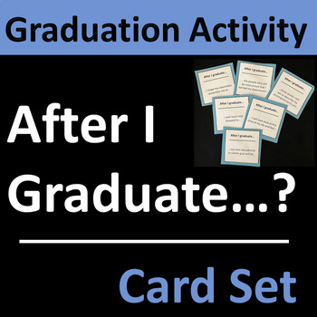 Preview of Graduation Group Activity or Writing Prompts Great for Homeroom