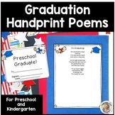 Graduation Handprint Poems & Certificates for Preschool an