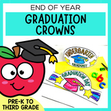 Graduation Hats | End of Year Crowns | Pre-K, Kindergarten