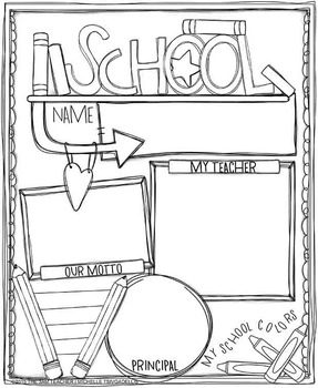 Graduation Memory Book: Doodle Coloring Book by The 3am Teacher | TPT