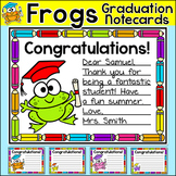 Frog Theme Graduation Notecards - End of the Year