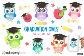 kindergarten graduation owl clip art