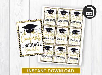 Graduation Printable Gift Tags Ideas, Congrats Grad Cards by ...