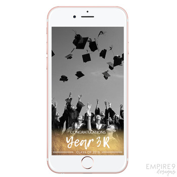 Preview of Graduation Snapchat Filter