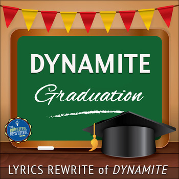 Preview of Graduation Song Lyrics for Dynamite