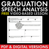 Graduation Speech Analysis FREE Video-Based Lesson Sub Pla