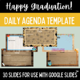 Graduation Themed Slide Template to Use with Google Slides™