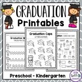 Graduation Themed Worksheets and Activities for Preschool 