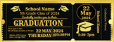 Graduation Tickets (Editable/Printable)