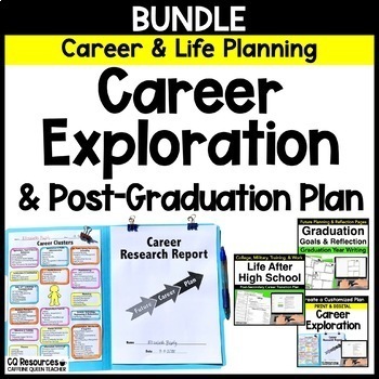 Preview of Career Research Project High School for Career Exploration and Graduation Plan