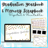 Graduation Yearbook & Memory Scrapbook Combo | Digital & P