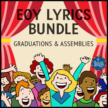 Preview of Graduation and End of the Year Song Lyrics Bundle
