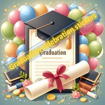 Preview of Graduation celebration stickers