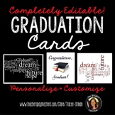 Graduation or Promotion Cards - Personalize, Editable