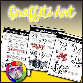 Preview of Graffiti Art Lessons: Draw in the Graffiti Style