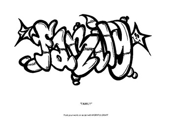 graffiti coloring pages teaching resources teachers pay teachers