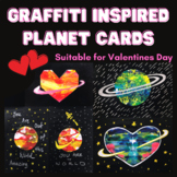Graffiti Inspired Planet Cards [Suitable for Valentine's Day]