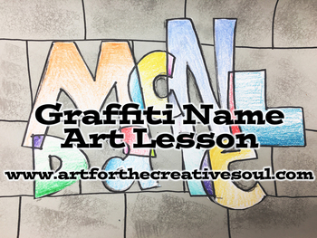graffiti name art lesson