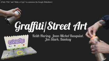 Preview of Graffiti/Street Art Model Lesson Plan & Google Slideshow
