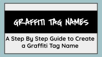 Preview of Graffiti Tag Name Brainstorm Process 