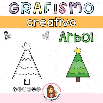 Preview of Grafismo árbol de Navidad / Christmas tree Doodle