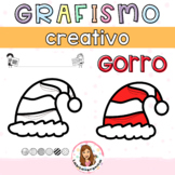 Grafismo gorro Navidad / Christmas hat Doodle 2