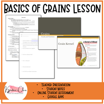Preview of Grain Basics | Family and Consumer Sciences | FCS