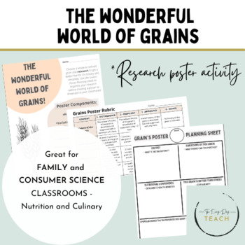 Preview of Grains Activity - Research Poster