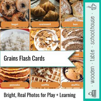 Preview of Grains Flash Cards