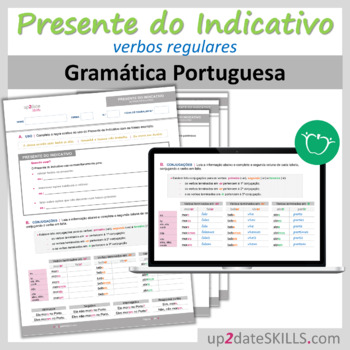 Preview of Gramática Portuguesa Presente do Indicativo Verbos Regulares