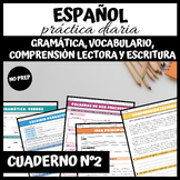 Gramática, vocabulario, comprensión lectora y escritura. S