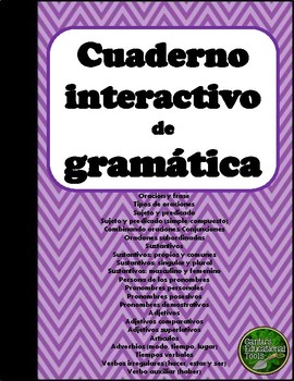 Preview of Gramatica: Cuaderno interactivo de gramatica