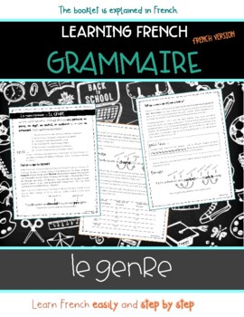 Preview of Grammaire Francaise : Le genre du nom commun