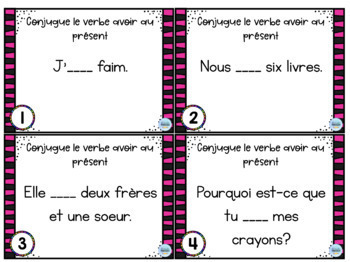 Grammaire française unité #10: Avoir au présent by Mme Marissa | TpT