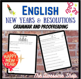 UPDATED: Grammar 2024 NEW YEAR, RESOLUTIONS and More English