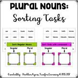 Grammar Activities - Plural Nouns - SORTS