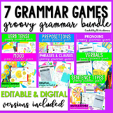 Grammar Activities Set: Groovy Grammar Games Bundle