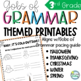 Gobs of Grammar Themed Printables Add On Bundle 3rd Grade