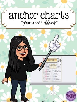 Preview of Grammar: Affixes Anchor Chart