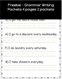 Grammar And Spelling Worksheets 2 packets Printable + Free