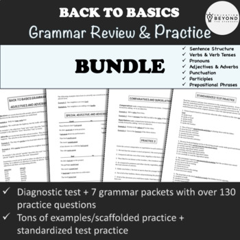 Grammar BUNDLE Covering Most Common Writing Errors | TpT