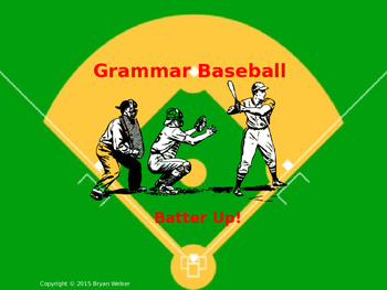 Baseball Test Review Game Editable Template by Will Teach For Tacos