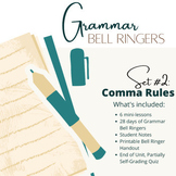 Grammar Bell Ringers, Set #2: Commas, Semicolons, Colons, 