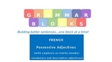 Grammar Blocks - French Possessive Adjectives with emphasi